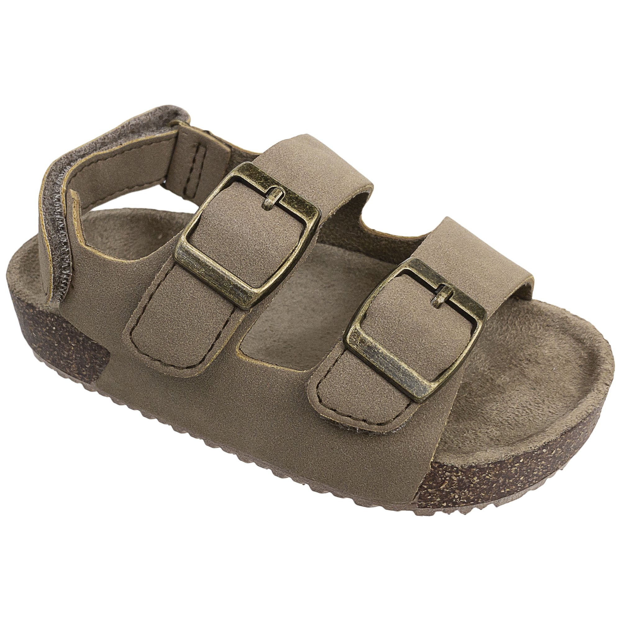 Wonder Nation Boys Two Buckle Footbed Sandals (Toddler Boys) | Walmart (US)