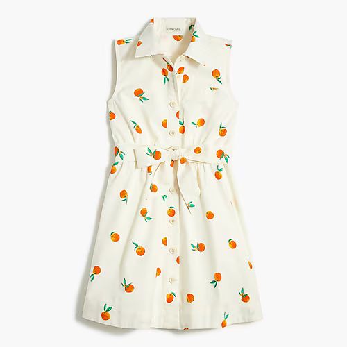 Girls' oranges shirtdress | J.Crew Factory