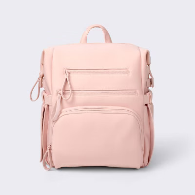 Boxy Diaper Backpack - Pink - Cloud Island™ | Target