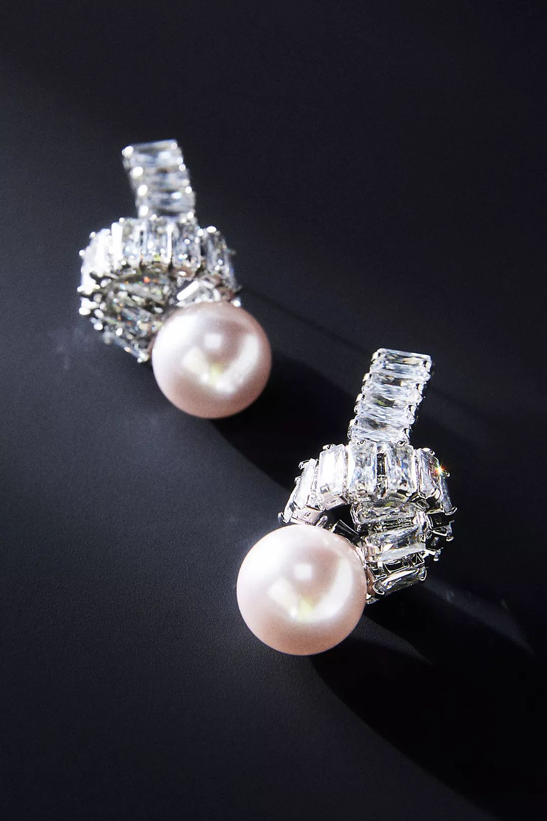 Gemelli Pearl & Rhinestone Twist Earrings | Anthropologie (US)