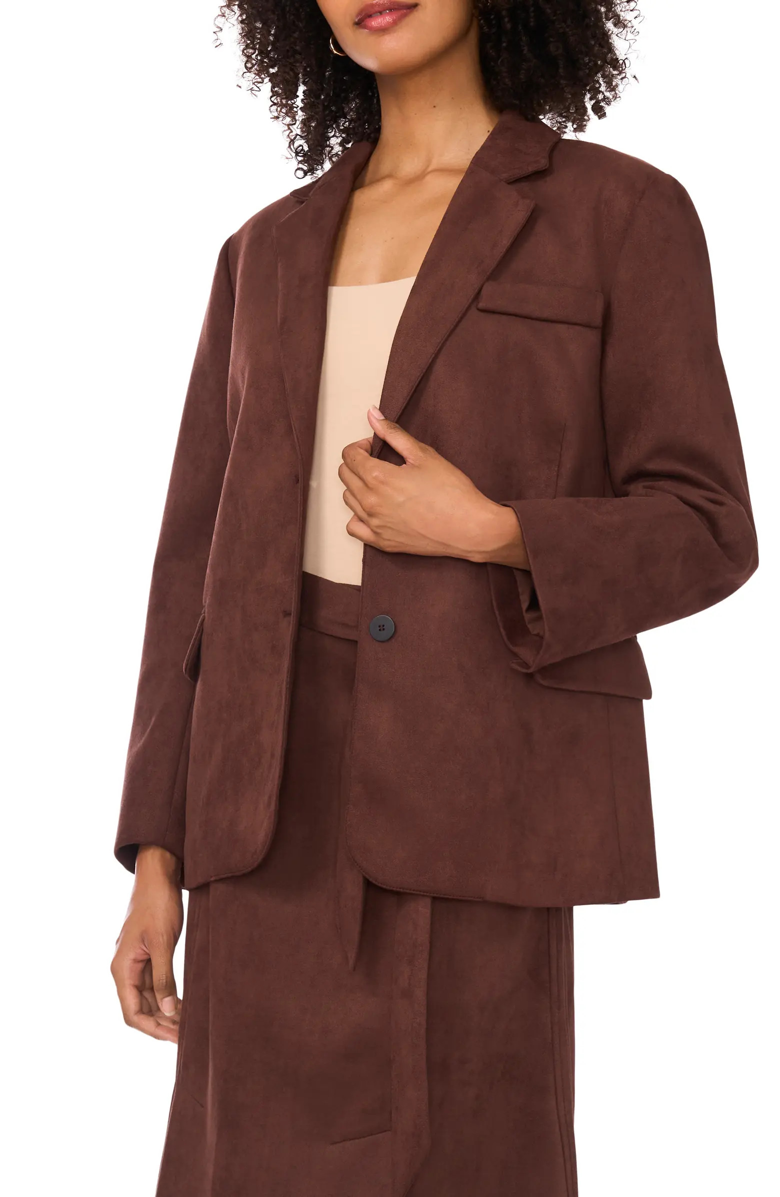 Halogen® Faux Suede Blazer | Nordstromrack | Nordstrom Rack