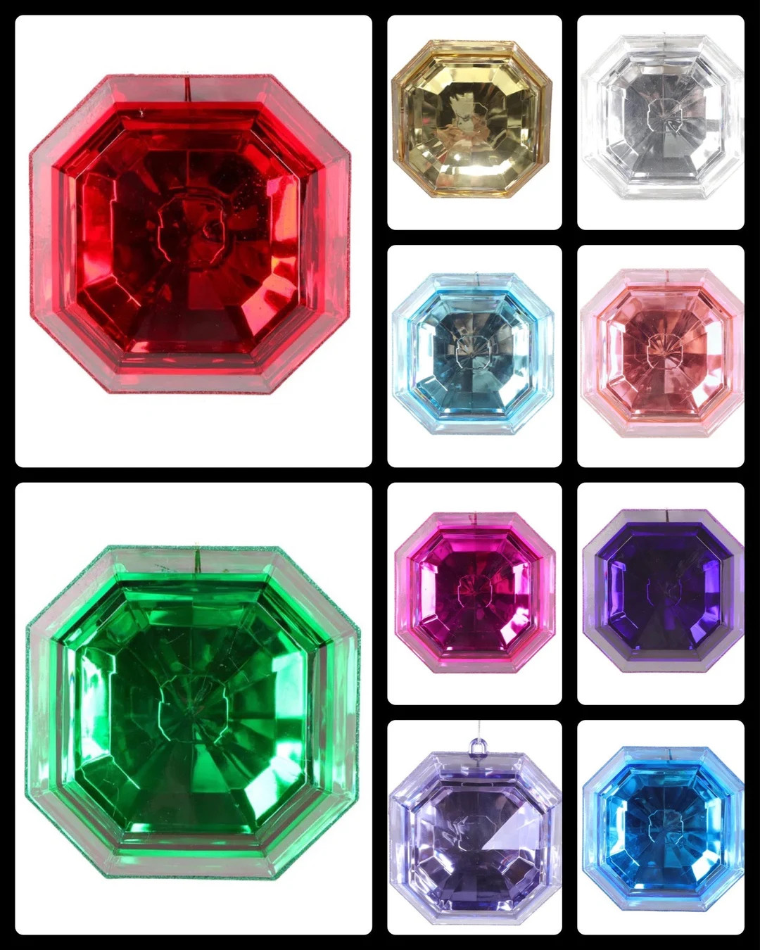 Ornaments, wreath attachments, Jewel Ornaments, Farrisilk ornaments, bowl ornaments, designer orn... | Etsy (US)