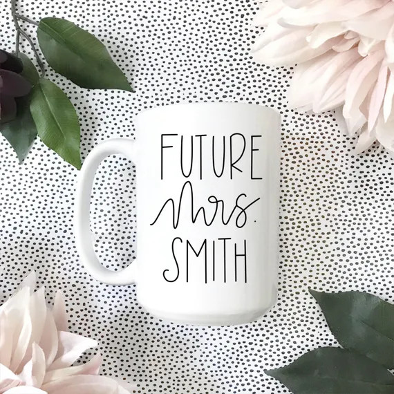 Bride Gift Future Mrs Mug Engagement Mug Engagement Gift | Etsy | Etsy (US)