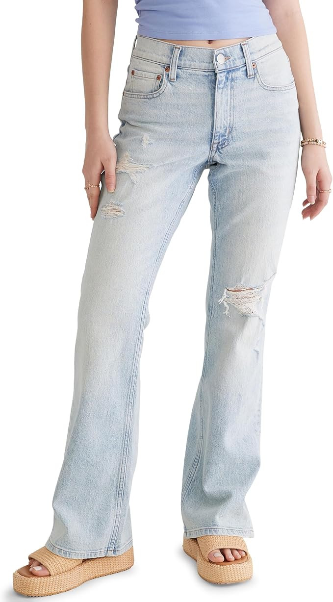 AEROPOSTALE Women's Baggy Barrel Jean | Amazon (US)