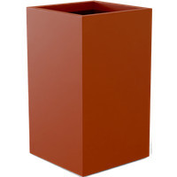 Darwin Tall Rectangular Planter - 72" x 24" x 42" - Terracotta (Matte) | Jay Scotts | Plant Addicts