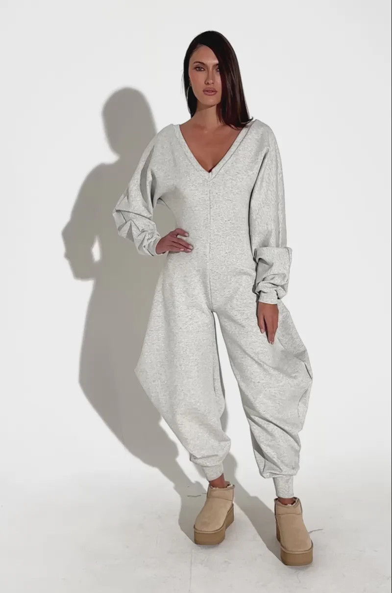 COMFY COZY SWEATSHIRT JUMPSUIT | AKIRA