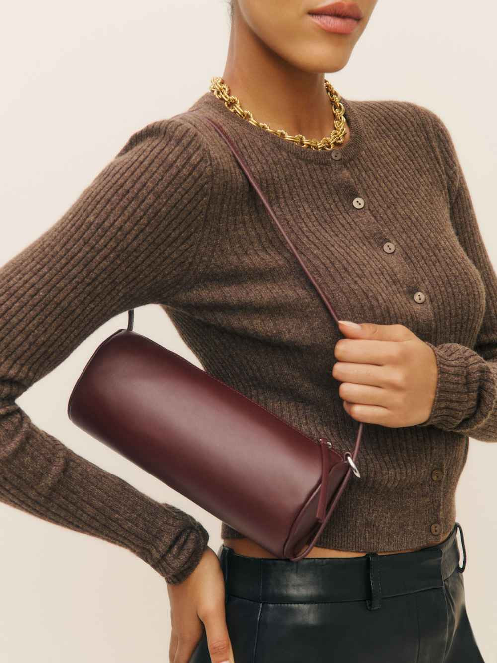 Simona Cylinder Bag | Reformation (Global)