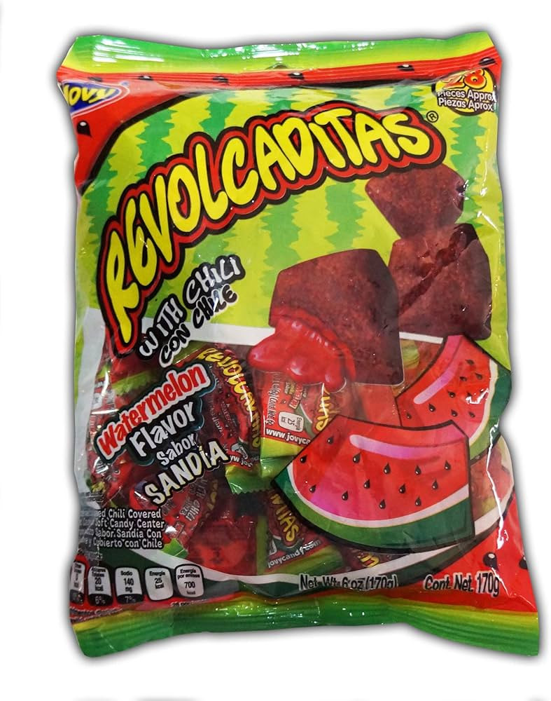 Jovy Revolcaditas with Chili Watermelon | 6oz Bag | Spicy Candy | Amazon (US)
