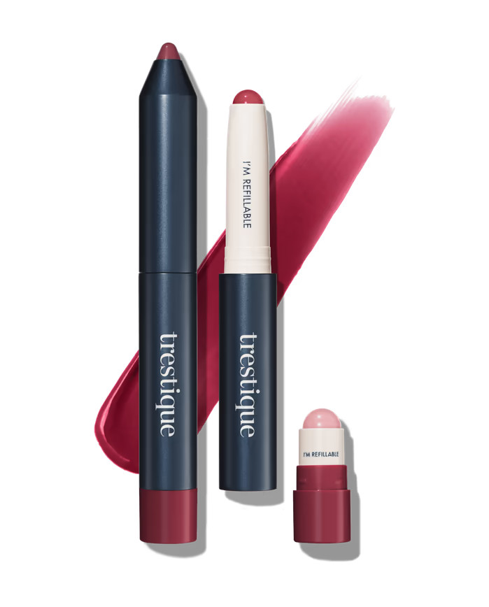 Shiny Lip Crayon + Primer | Trestique