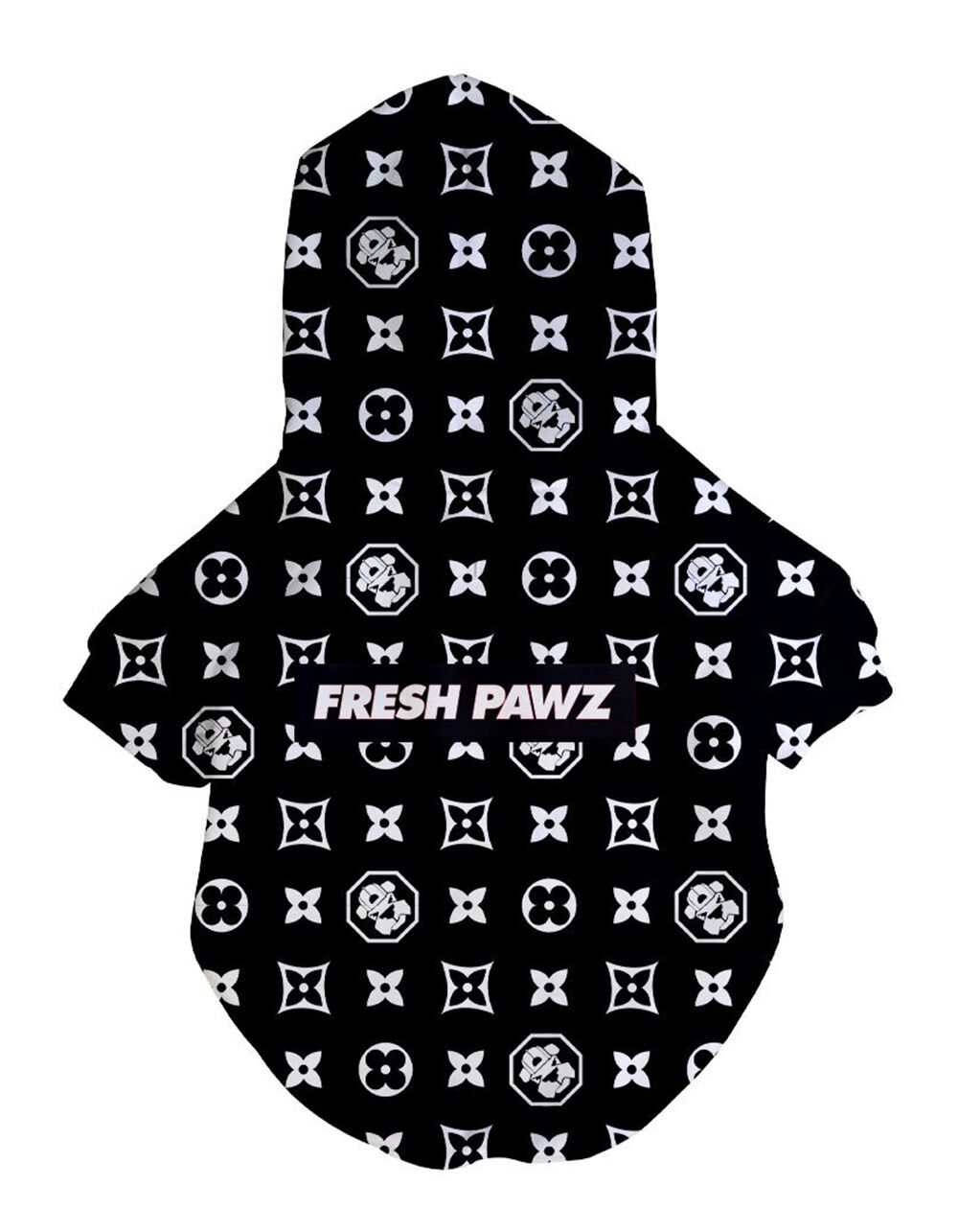 FRESH PAWZ Monogram Hype Dog Hoodie - BLACK | Tillys | Tillys