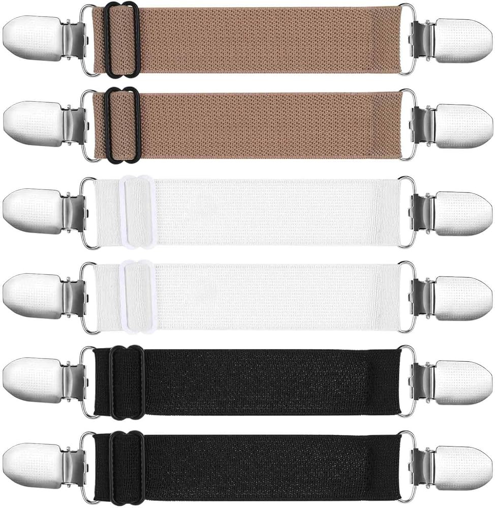 6 PCS Waist Cincher Clip Adjustable Cinch Clips for Clothing, Elastic Waist Tightener Clips Women... | Amazon (US)