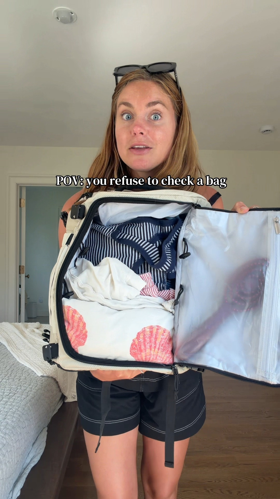 Girls, are you an overpacker or somehow a “one tiny bag for five days” person? 👀✈️

For the women who refuse to check a bag but also refuse to leave half their outfits at home, this carry-on backpack is such a good travel find. It opens up suitcase-style, has tons of room for clothes and travel essentials, plus separate pockets so everything doesn’t become one giant mess by the time you land. 🤍

It’s made for air travel and has that clean, compact look while still fitting WAY more than you’d expect. Basically, she understands the assignment when you need the cute outfits AND the backup cute outfits. ✨

Comment SHOP and I’ll send you where to get this travel backpack in your DMs. 💌

Follow @kristinanicoletall for tall girl fashion, women’s travel finds, and wardrobe favorites that make life easier.

tallgirlstyle tallgirlfashion tallgirls tallwomen girlstravel womenwhotravel femaletravel travelgirl travelgirls travelessentials travelfinds carryonbackpack carryontravel travelbackpack overpacker packinghacks bagsmart bagsmarttravel womensfashion @amazon
