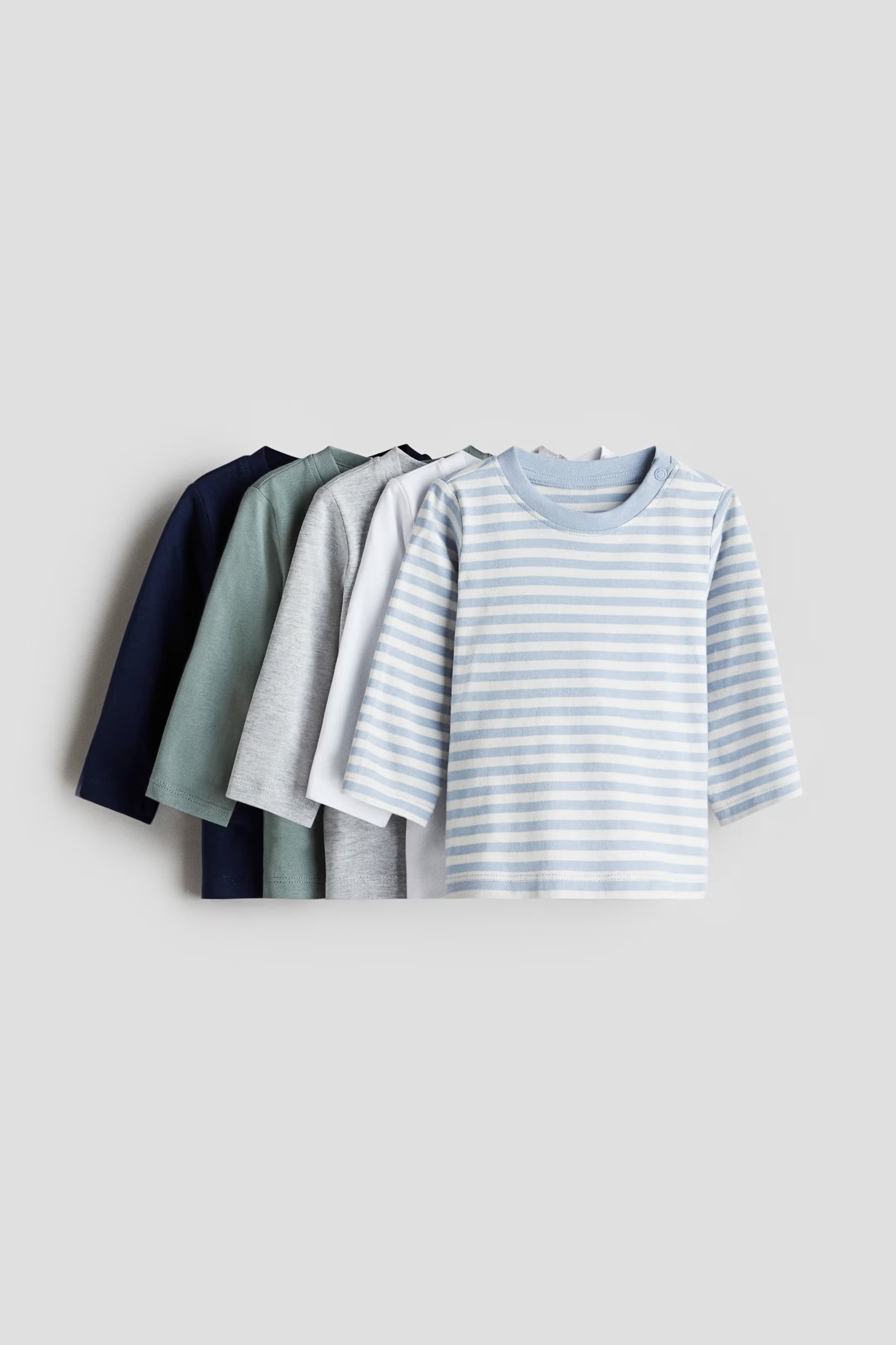 5-pack cotton T-shirts | H&M (UK, MY, IN, SG, PH, TW, HK)