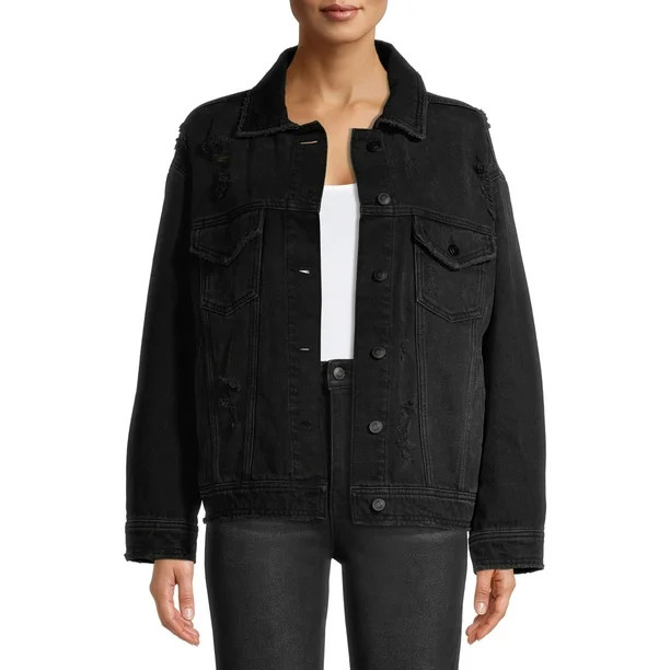 No Boundaries Juniors' Denim Jacket | Walmart (US)