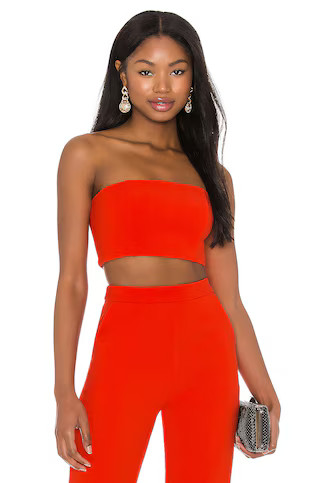 NBD Topaz Bandeau Top in Red Orange from Revolve.com | Revolve Clothing (Global)