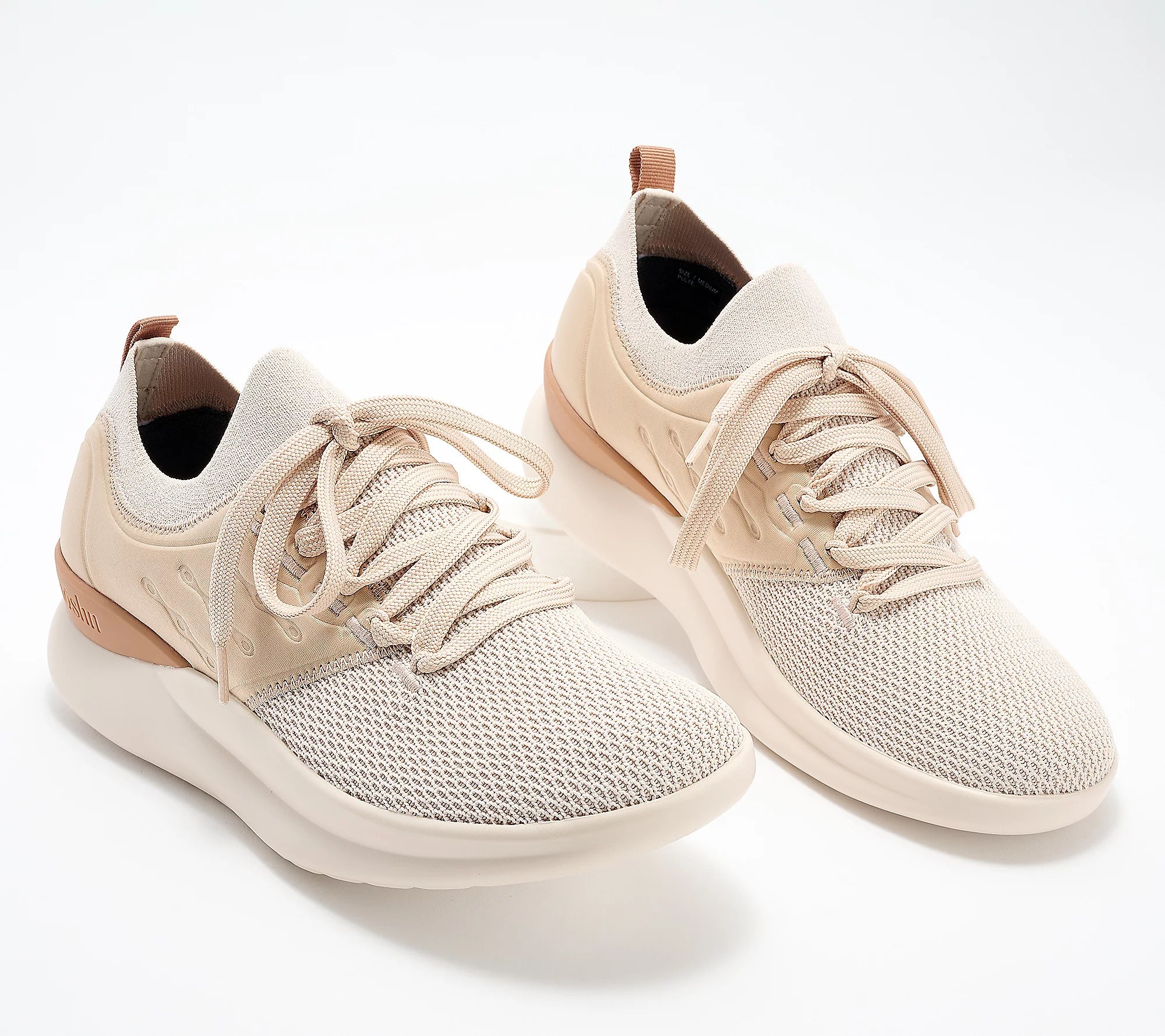 Moshn Washable Lace-Up Sneakers-Pulse | QVC