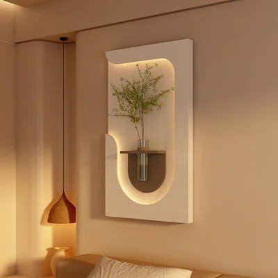Contemporary Wall Decor with Remote LED Lights | Wayfair North America