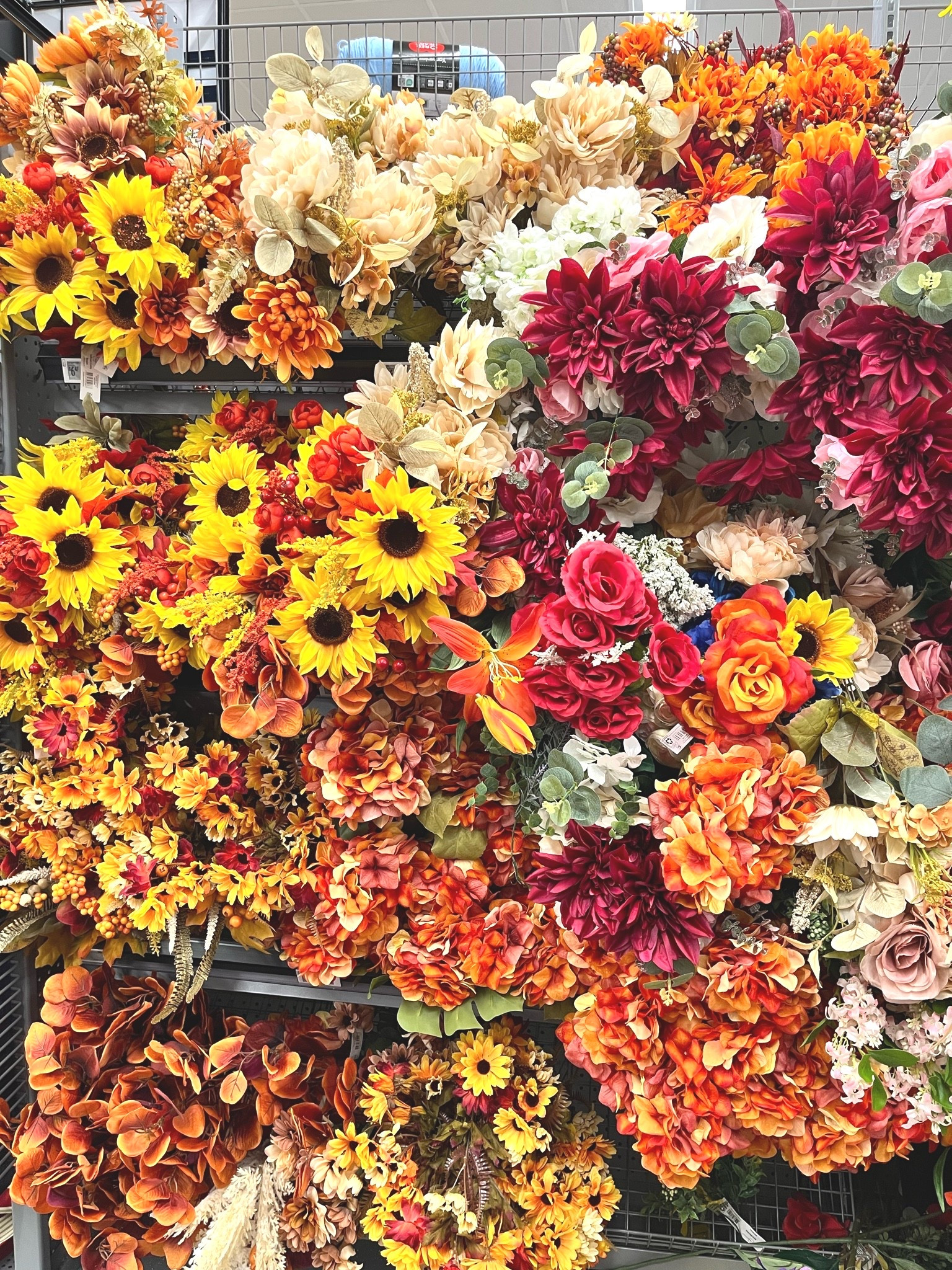 Bold fall flower inspiration for you, this would be such a stunning wedding color palette!

Mixed yellow, orange, and burgundy faux flowers @Walmart 

Floral arrangements, center pieces, wedding bouquet, wedding decor, yellow florals, sunflower bouquet, tabletop decoration, fall decor, rustic wedding, fall wedding, wedding arrangements, bridal shower decor, party decor, outdoor weddings, wedding ceremony arches.

#LTKWedding #LTKSeasonal #LTKHome
