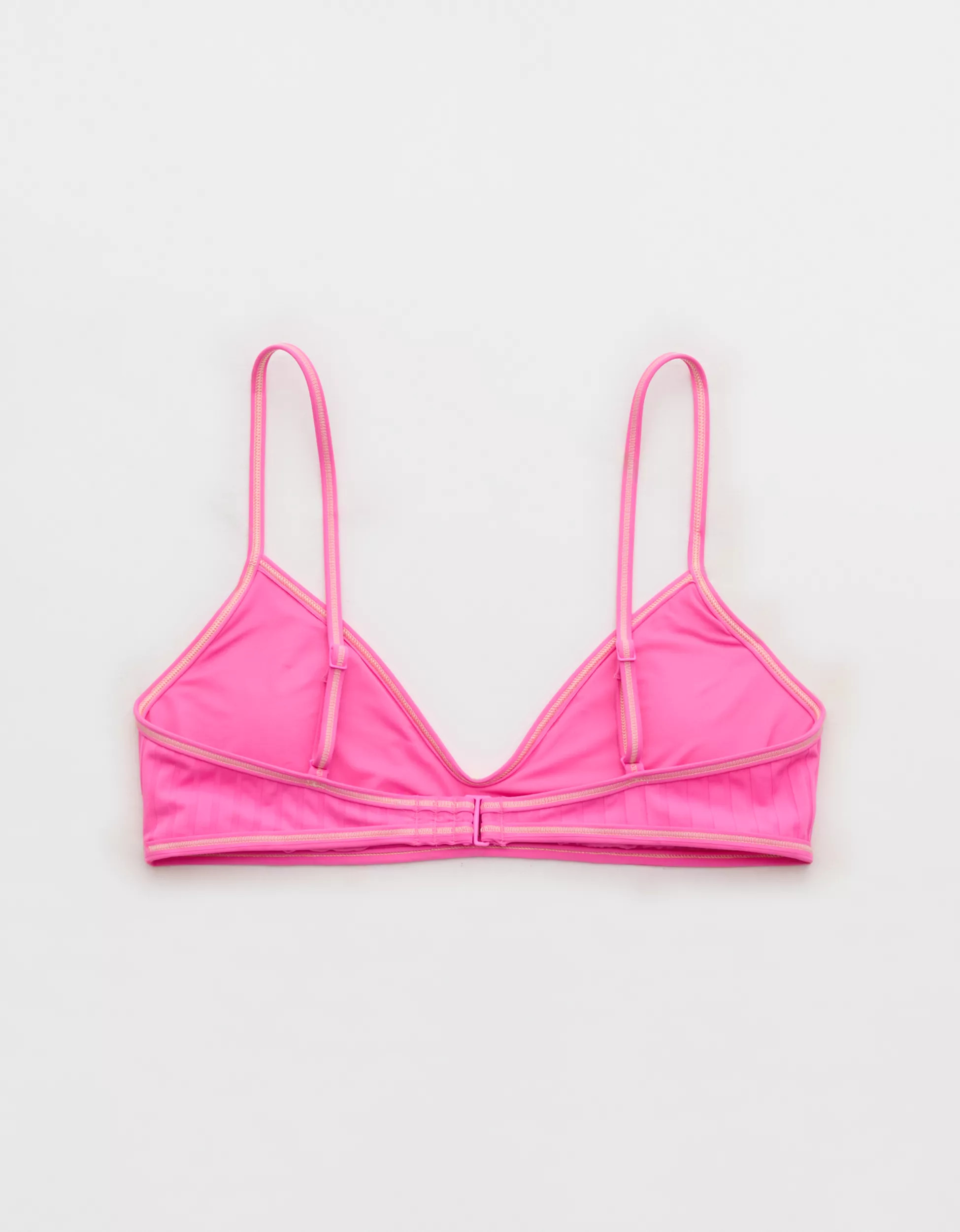 Aerie Skinny Strap Voop Ribbed Bikini Top | Aerie