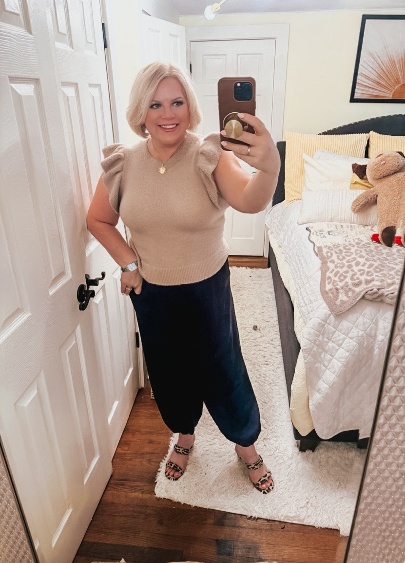 Trying the balloon pant trend.
I've got to say, these pants are so comfortable that they might as well be pajama pants!
Wearing head to toe Target here.
Work outfits, summer outfits, affordable outfits, neutrals

#LTKSeasonal #LTKWorkwear #LTKootd