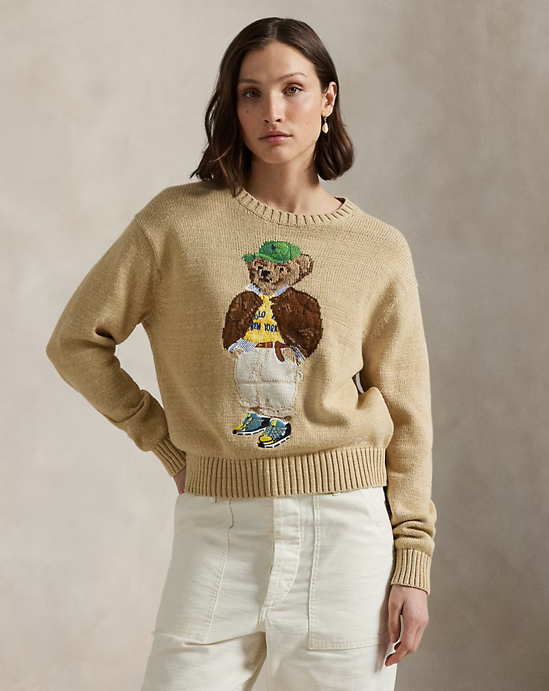 Polo Bear Cotton Crewneck Jumper | Ralph Lauren (UK)
