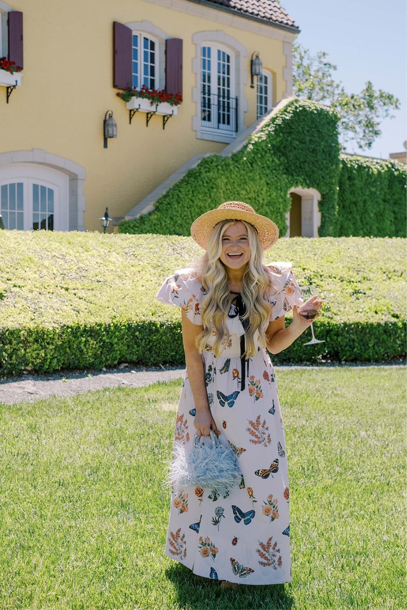 I had the best time on my first trip to Napa with my girl @walkinginmemphisinhighheels two weeks ago! This Jen Sumko dress from @dillards was such a fun dress to wear while leisurely walking the gorgeous grounds at Jordan Winery. This darling butterfly dress is on major sale at Dillards and on their website! 

#LTKSeasonal #LTKsalealert #LTKtravel
