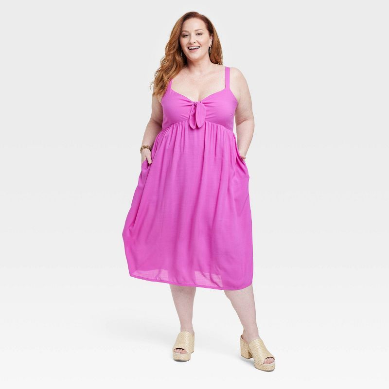 Women's Wide Strap Sleeveless A-Line Dress - Knox Rose™ | Target