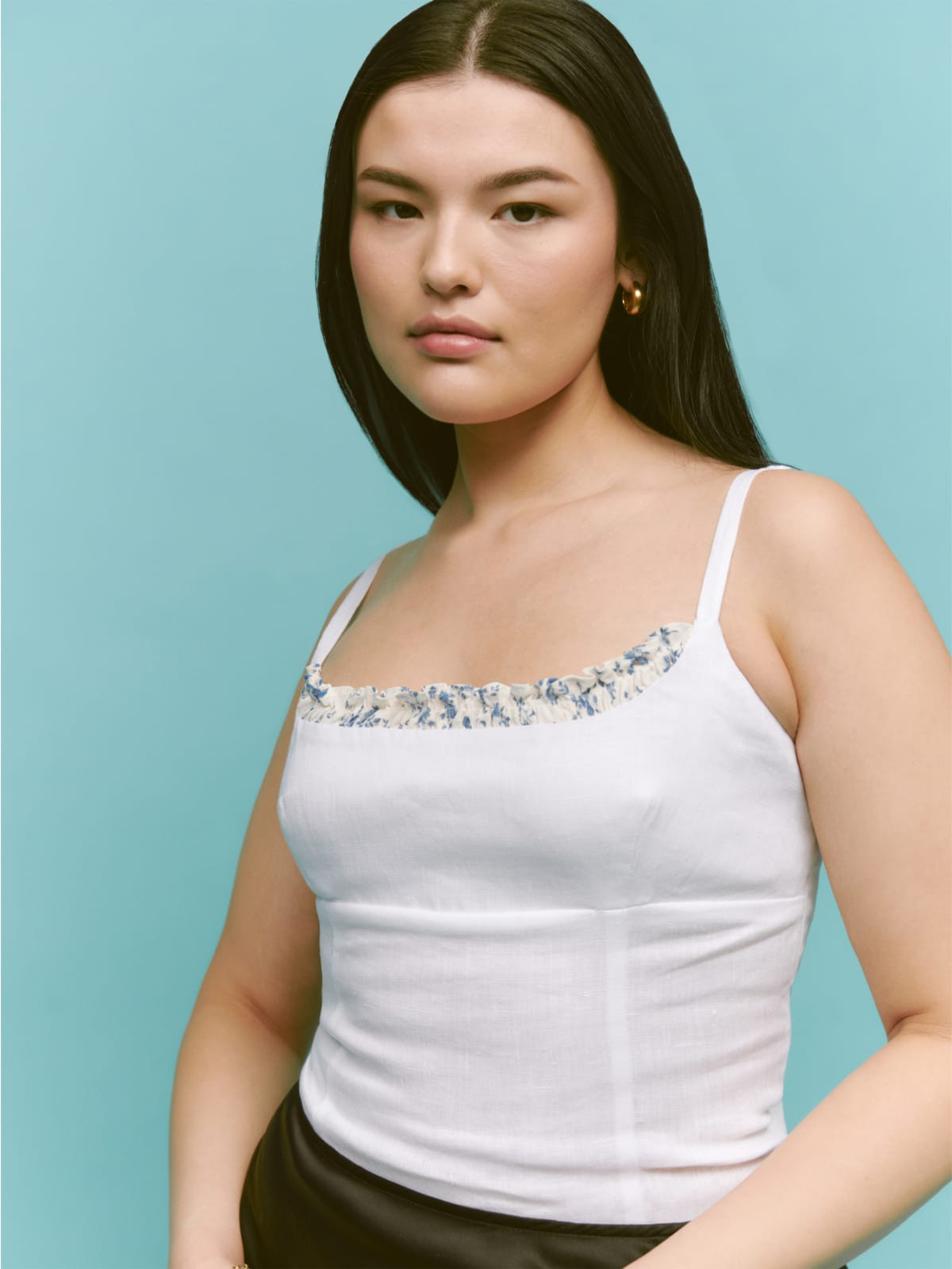 Cari Linen Top | Reformation (Global)