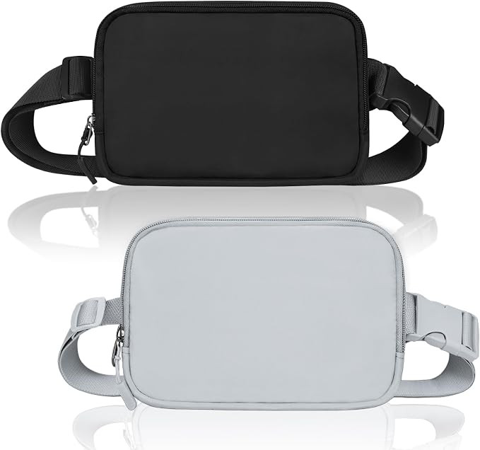 LLYWCM Fanny Packs for Women - Belt Bag for Women - Fanny Pack Crossbody Bags - Black Fanny Pack ... | Amazon (US)