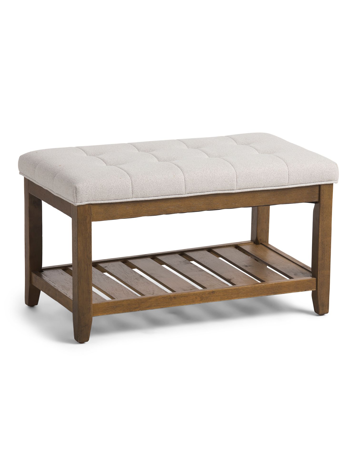 Bench With Storage Shelf | Chairs & Seating | Marshalls | Marshalls