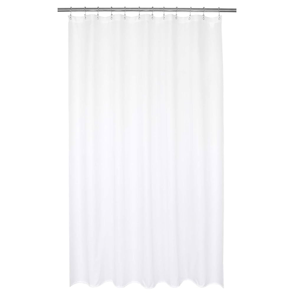 Barossa Design Waterproof Fabric Shower Curtain or Liner Microfiber 72" W x 90" H - Extra Long, H... | Amazon (US)