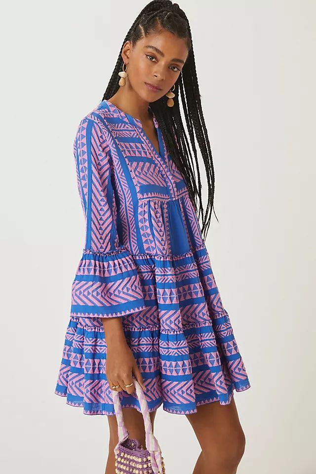 Devotion Twins Embroidered Ella Tunic Dress | Anthropologie (US)