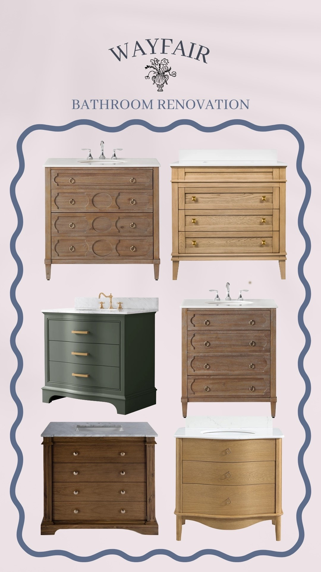 Small bathroom vanities that with a luxe look but an affordable price tag! 

#LTKHome #LTKSaleAlert #LTKselfcare