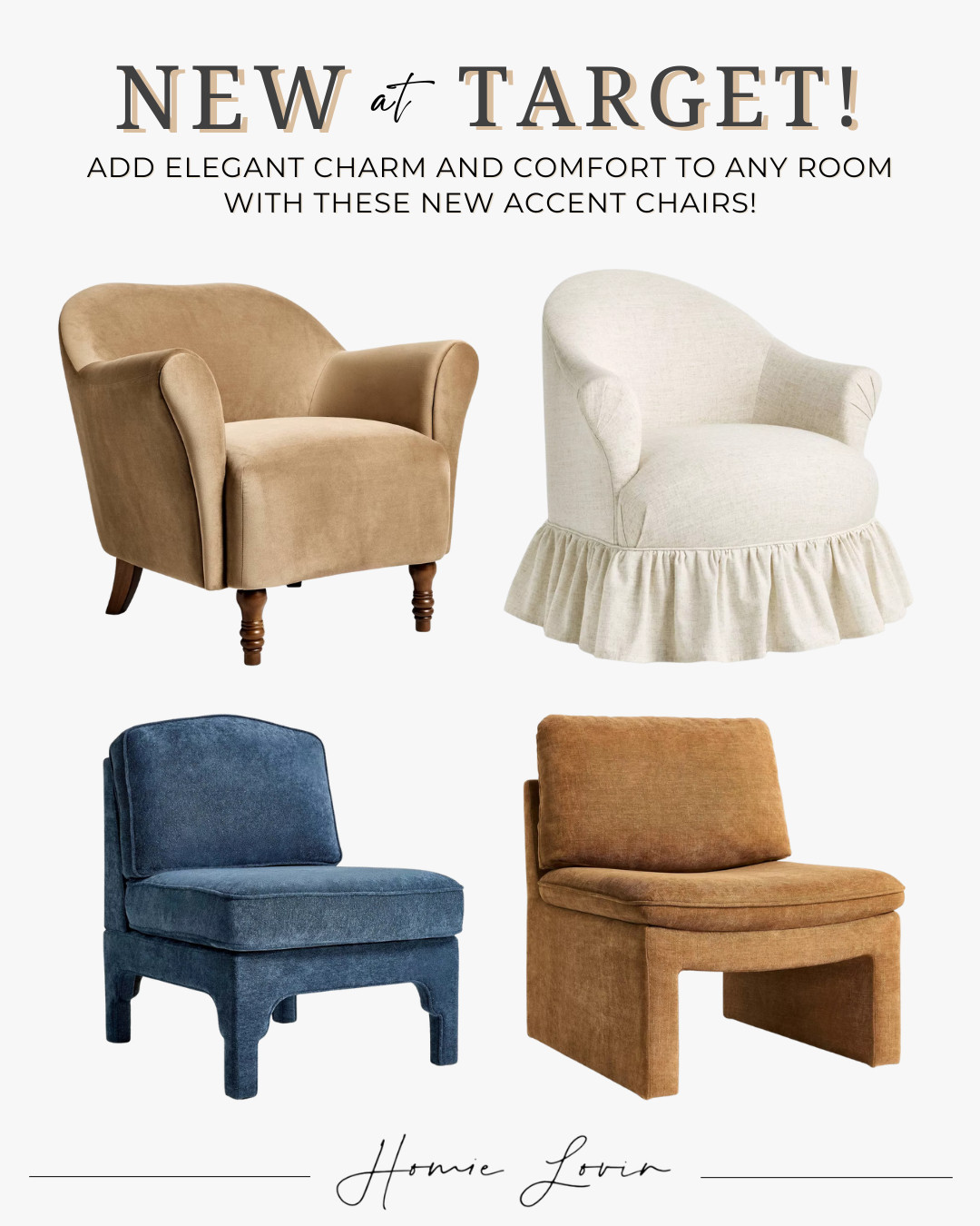 Add elegant charm and comfort to any rom with these new accent chairs from Threshold x Studio McGee!

furniture, home decor, interior design #Target #Threshold #StudioMcGee #McGeeandCo #NewArrival 

 #LTKHome #LTKSaleAlert