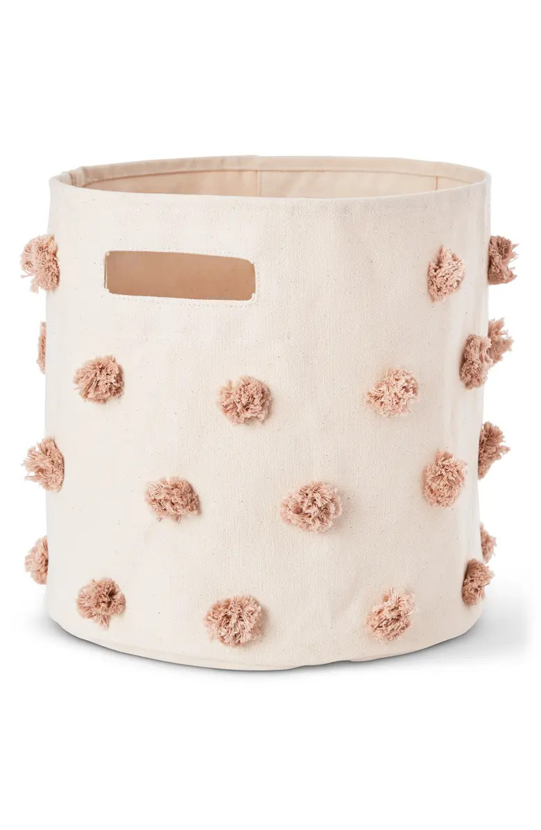 Petit Pehr Pompom Canvas Bin | Nordstrom | Nordstrom