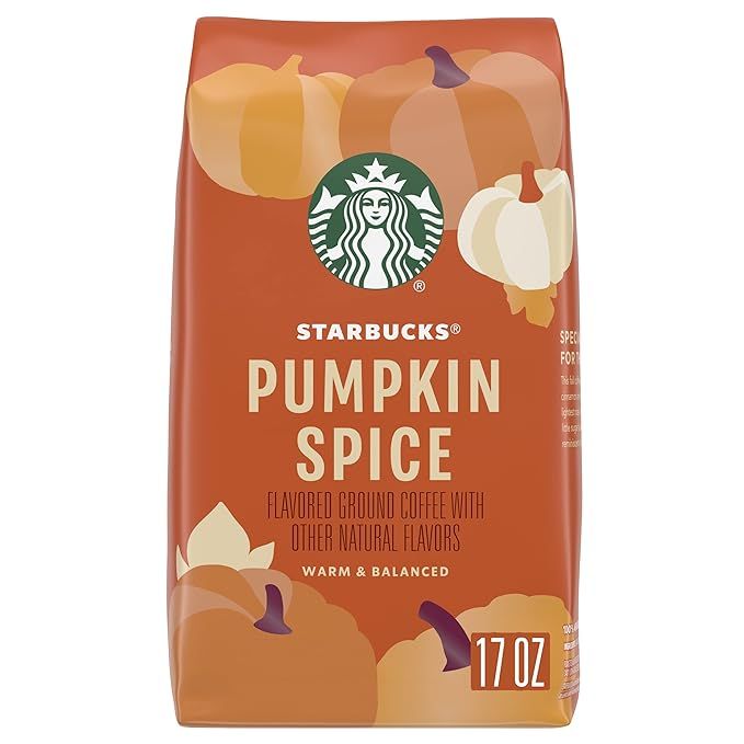 Starbucks Ground Coffee—Pumpkin Spice Flavored Coffee—100% Arabica—Naturally Flavored—1 b... | Amazon (US)