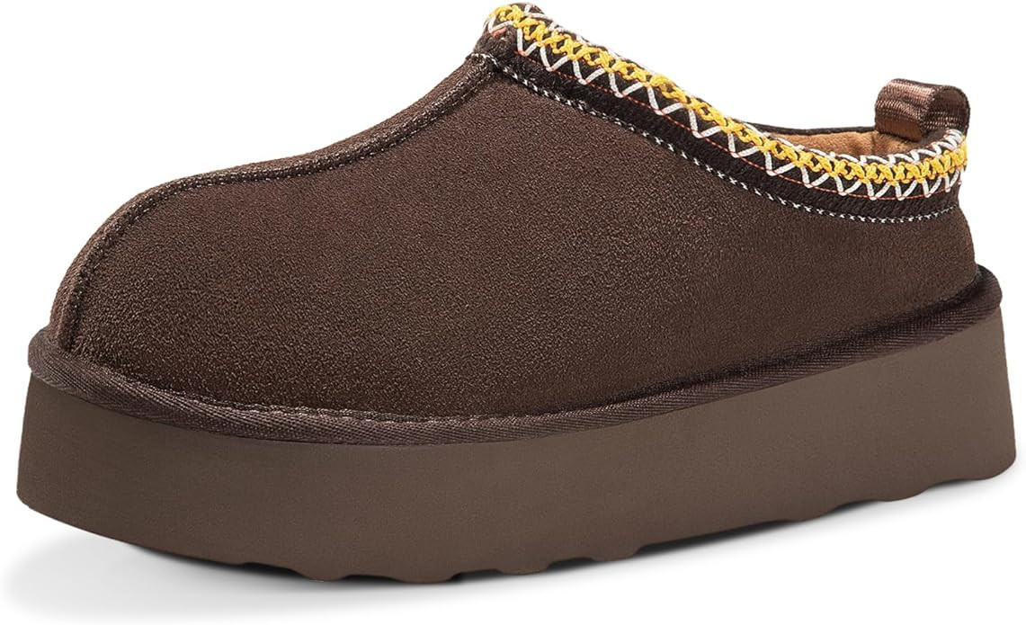 ATHMILE Womens Slippers Platform Mini Boots Slippers for Women Short Ankle Boots Tasman Slippers ... | Amazon (US)