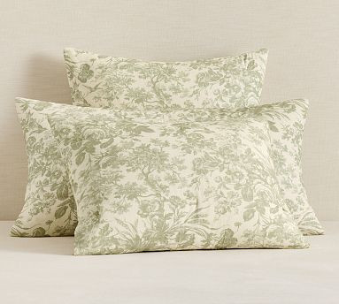 Sorrel Toile Comforter Shams | Pottery Barn (US)