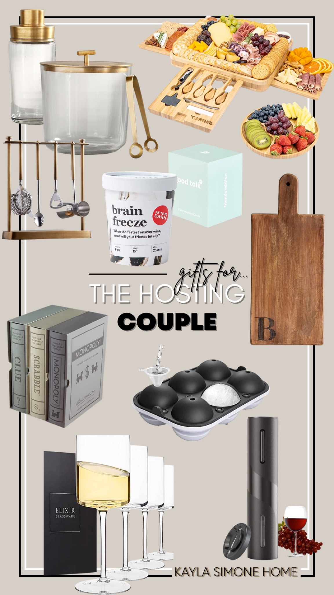 Still looking for the perfect gift? Try a classic board game, a bar/ cocktail set or an electric wine opener for the couple that loves to host! 

#LTKHoliday #LTKGiftGuide #LTKSeasonal