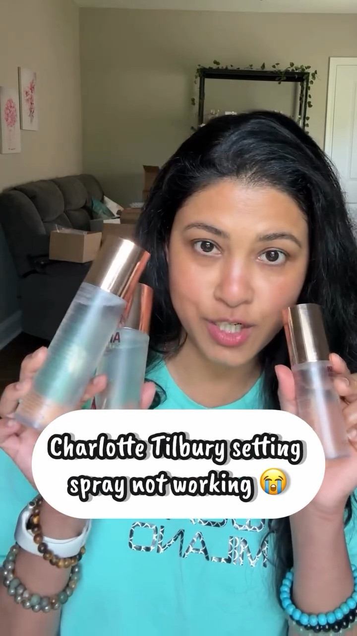 How To FIX  SPRAY ? Charlotte Tilbury Setting Spray NOT working 😭
https://youtu.be/dwcliQ7_4v0
(Subscribe my YT - Pam D’souza)
Follow for more @justchillwithpam 

CHARLOTTE TILBURY - Airbrush Flawless Setting Spray Matte - https://go.shopmy.us/p-63578361

CHARLOTTE TILBURY - Airbrush Flawless Setting Spray - https://go.shopmy.us/p-63578390

#beautyhacks  #lifehacks  #settingspray  #pamdsouza  #charlottetilbury

#LTKdayinmylife #LTKBeauty #LTKTravel