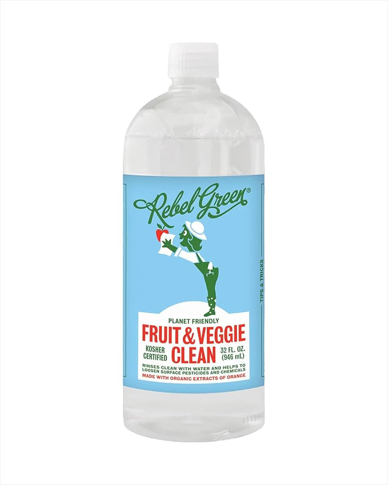 Rebel Green Fruit and Veggie Wash, Natural Fruit and Vegetable Produce Cleaner | Amazon (US)