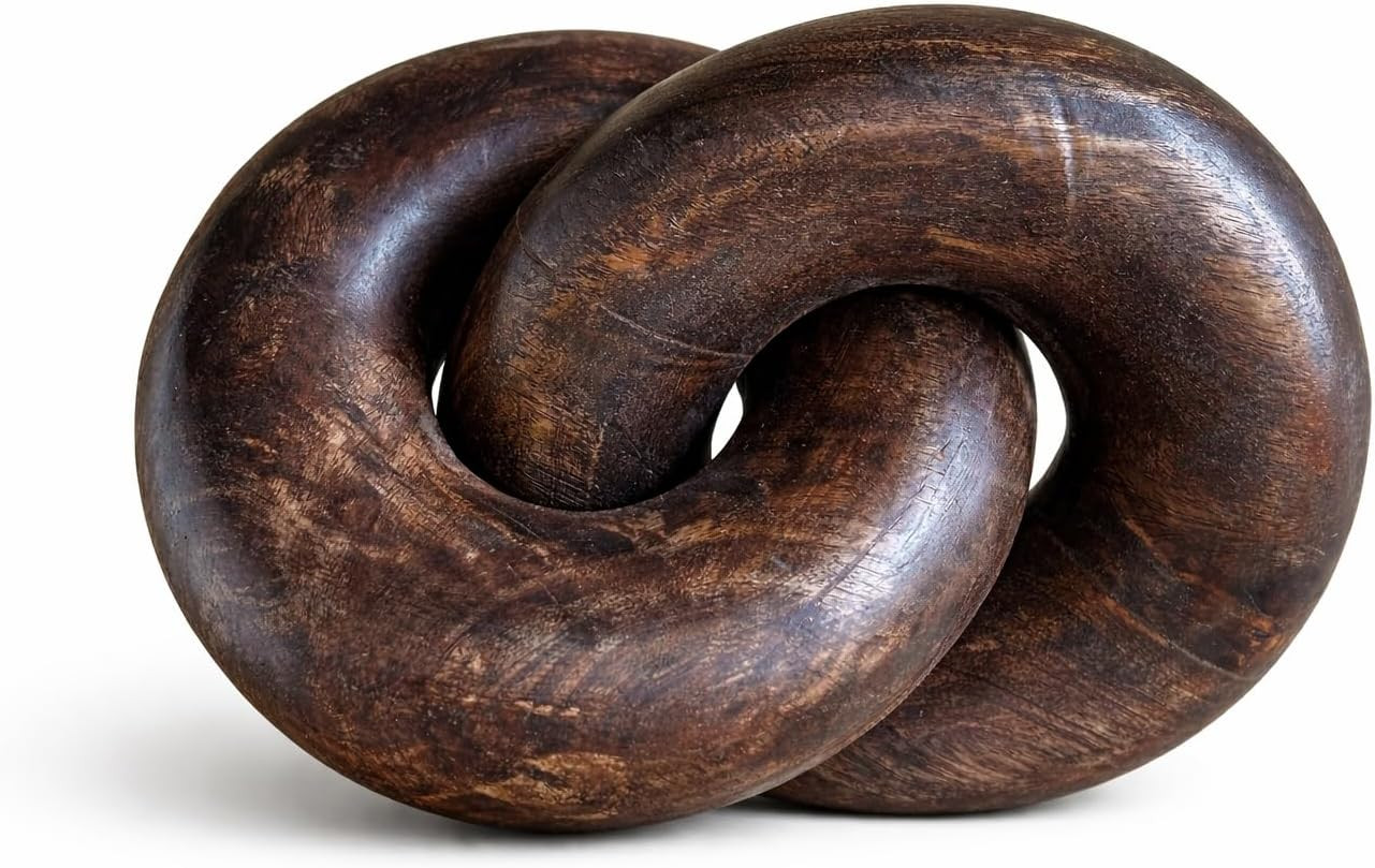 Knot Coffee Table Home Console Table Decor Items Book Shelf Decor Accents Living Room Wood Knot D... | Amazon (US)