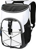 Arctic Zone Titan Deep Freeze 24 Can Backpack Cooler, White | Amazon (US)