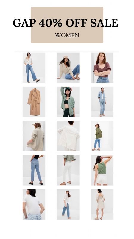 Gap friends and family sale is happening now and everything is 40% off! Some of my favorite staples are from gap and this sale is the perfect opportunity to snag some for way cheaper! 

#LTKstyletip #LTKsalealert #LTKunder50