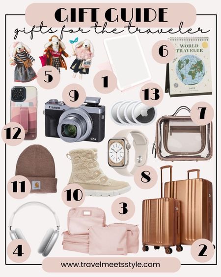 Gift guide for the traveler | Head to www.travelmeetsstyle.com for details and more Christmas gift ideas! 



Christmas gifts, gifts for her, womens gifts, travel gifts, travel ornaments, Anthropologie ornaments, walli phone case, carhartt beanie, AirPods Pro max, CALPAK packing cubes, CALPAK luggage set, Sorel boots, winter boots, snow boots, canon power shot g7 x mark 111, Apple Watch, apple AirTags, CALPAK cosmetic case, toiletry bag, travel desk calendar, led travel mirror, travel essentials, travel accessories

#LTKGiftGuide #LTKtravel #LTKsalealert