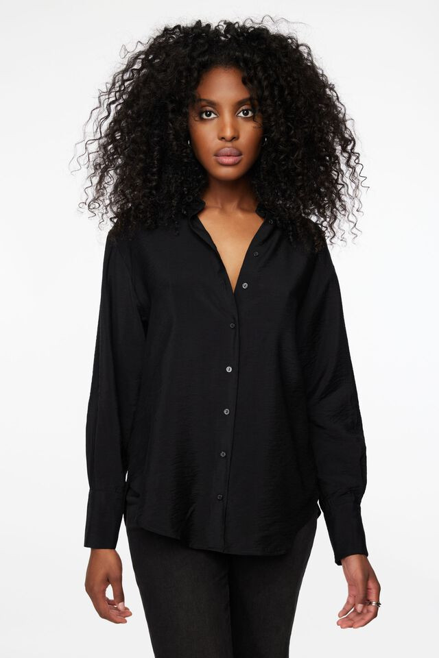 Frida Oversized Airflow Shirt | Dynamite Clothing