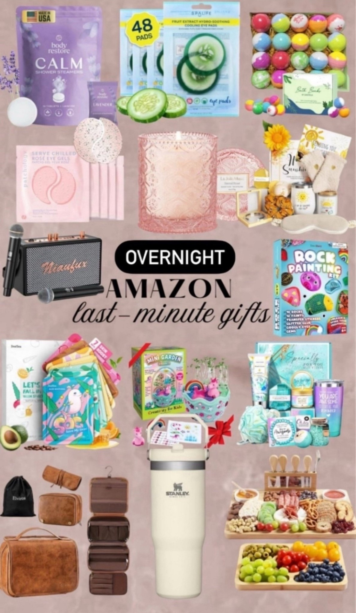 Gifts w Overnight shipping / last minute gifts
SAVE this! 

 #LTKWatchNow 

#LTKHoliday #LTKGiftGuide