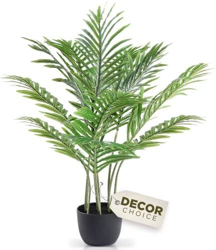 Areca Artificial Palm Tree, Artificial Plants for Home Decor Indoor, Fake Plants for Living Room Dec | Amazon (US)