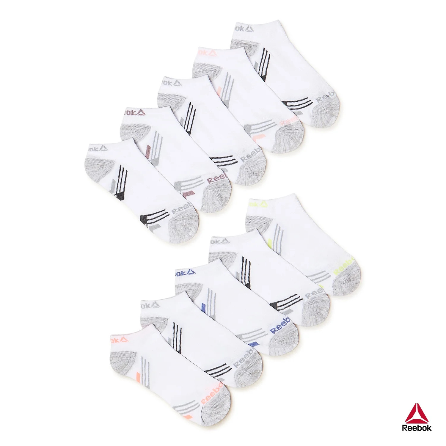 Reebok Women's Pro Series Low-Cut Socks, 10-Pack | Walmart (US)