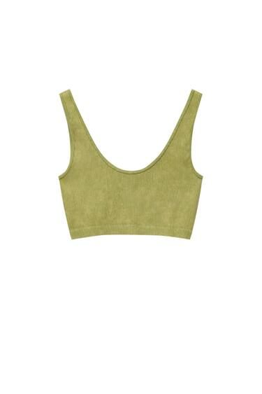 SEAMLESS CROP TOP | PULL and BEAR UK